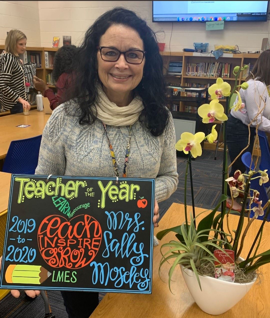 Sally Moseley Teacher of the Year 2019-2020 Sally Moseley Teacher of the Year 2019-2020